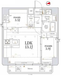 ＫＮＯＴＳ浅草の物件間取画像